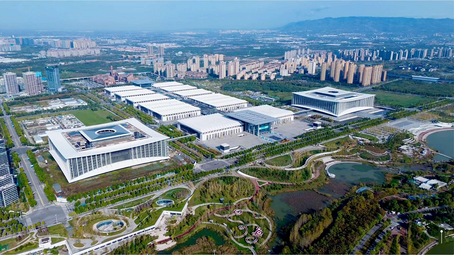 西安浐灞国际港：打造“一带一路”会展聚集区